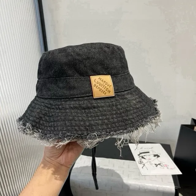 Louis Vuitton Denim Frayed Brim Bucket Hat 9