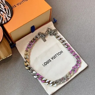 Louis Vuitton Enamel Curb-Link Multicolor Bracelet