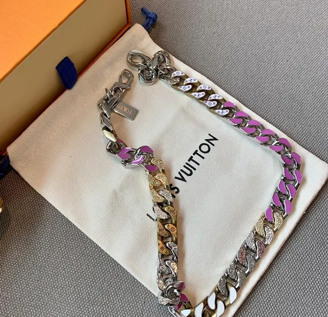 Louis Vuitton Enamel Curb-Link Multicolor Bracelet 5