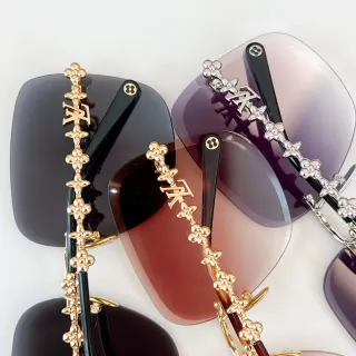 Louis Vuitton Flower Chain Monogram Floral-Link Sunglasses