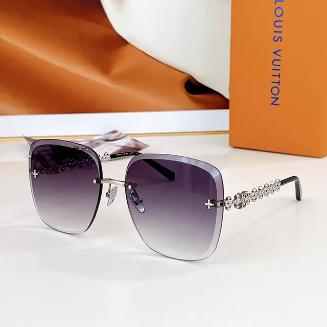 Louis Vuitton Flower Chain Monogram Floral-Link Sunglasses 9