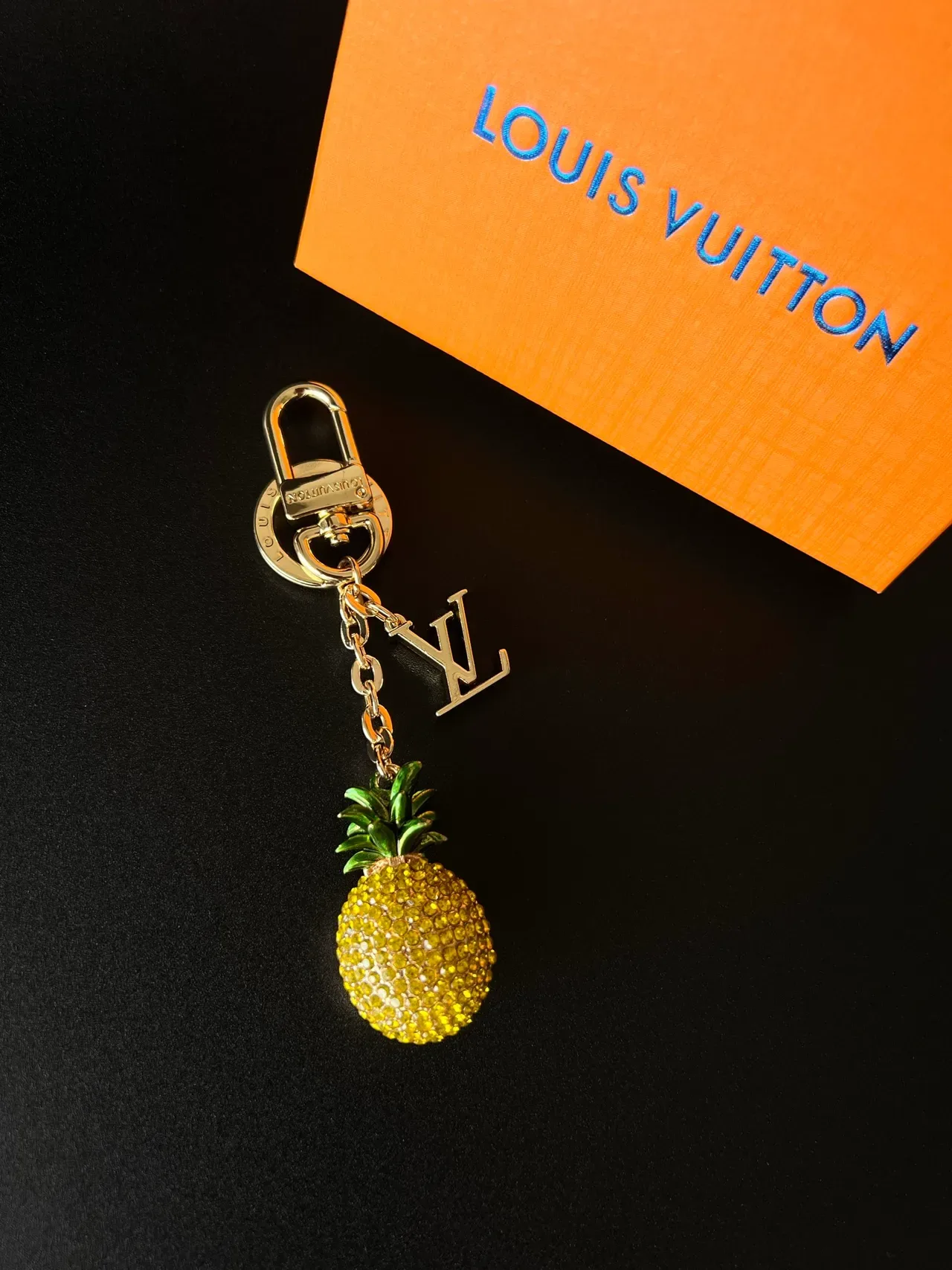 Louis Vuitton Fruit Charms Orange Yellow Enamel And Crystal Embellished Bracelet 2