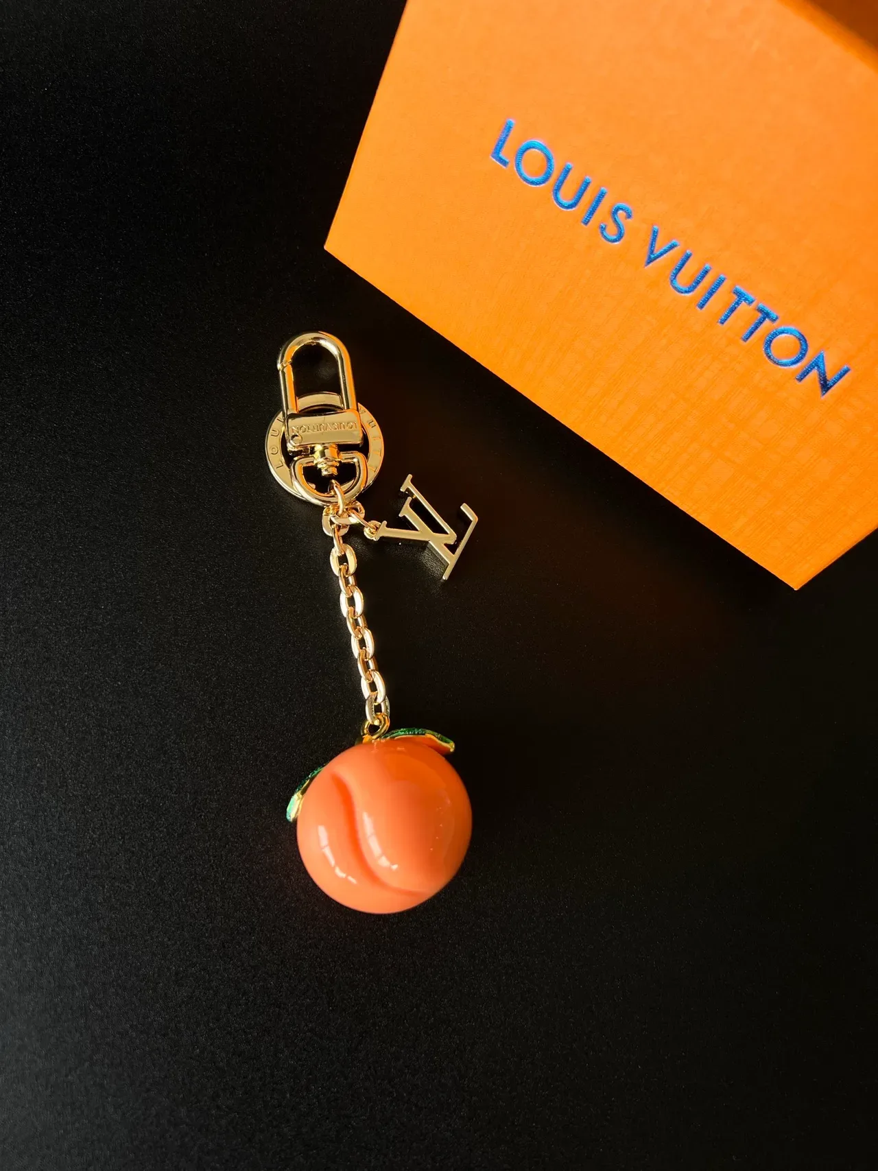 Louis Vuitton Fruit Charms Orange Yellow Enamel And Crystal Embellished Bracelet 3