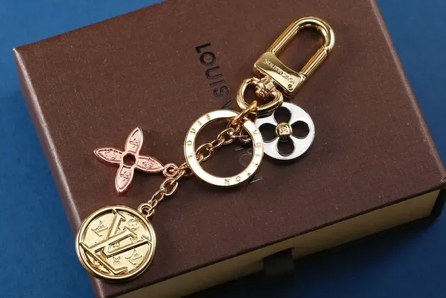 Louis Vuitton Gold Silver Multi-Charm Metallic Bracelet 3