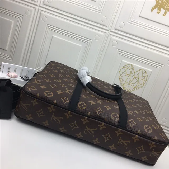 Louis Vuitton Gray Black Damier Graphite Canvas Structured Rectangular Silhouette Boston Bag 7