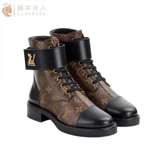 Louis Vuitton Le Cagole Monogram Canvas Cap-Toe Ankle Boots