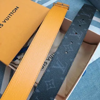 Louis Vuitton LV Initiales Monogram Leather Belt