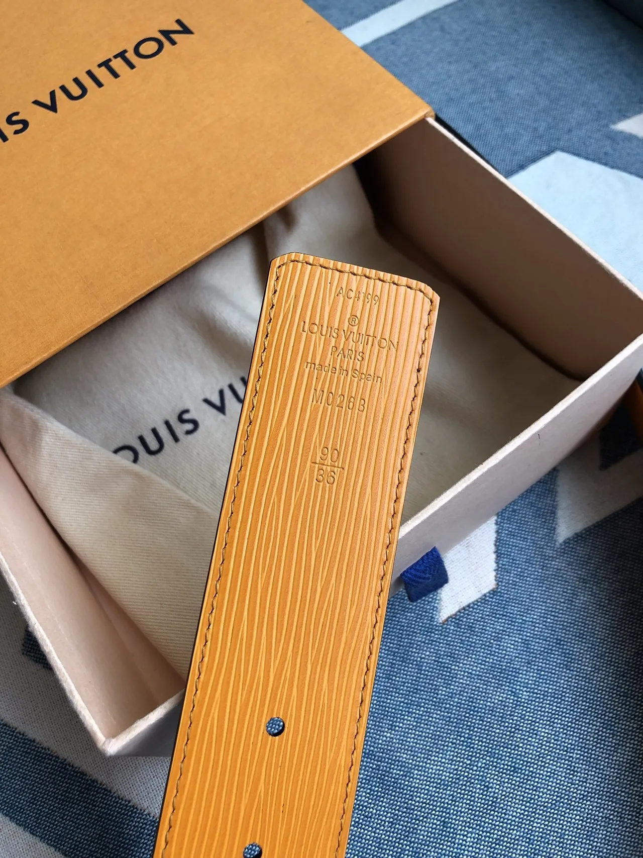 Louis Vuitton LV Initiales Monogram Leather Belt 2