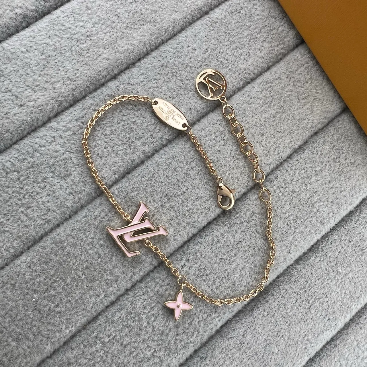 Louis Vuitton LV Monogram Star Enamel Charm Bracelet 5