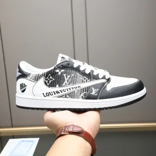 Louis Vuitton LV Trainer Black White Low-Top Monogram-Printed Lifestyle Sneakers