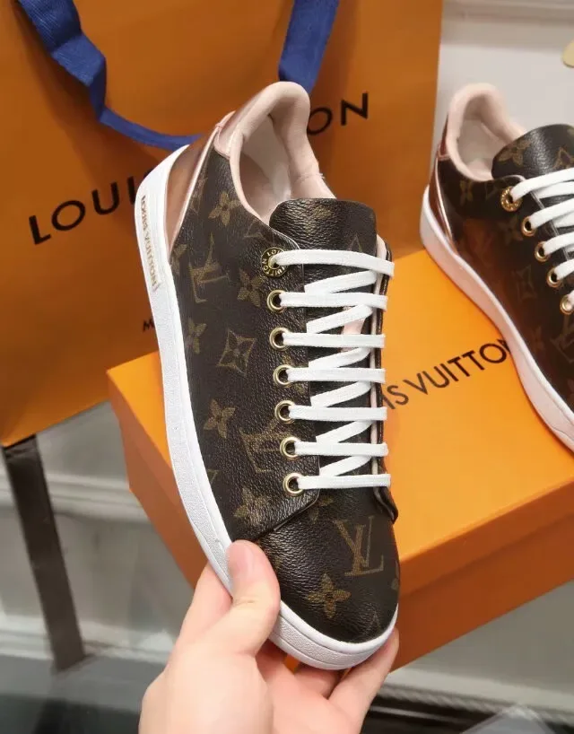 Louis Vuitton LV Trainer Brown White Monogram Canvas Cupsole Lifestyle Sneakers 2