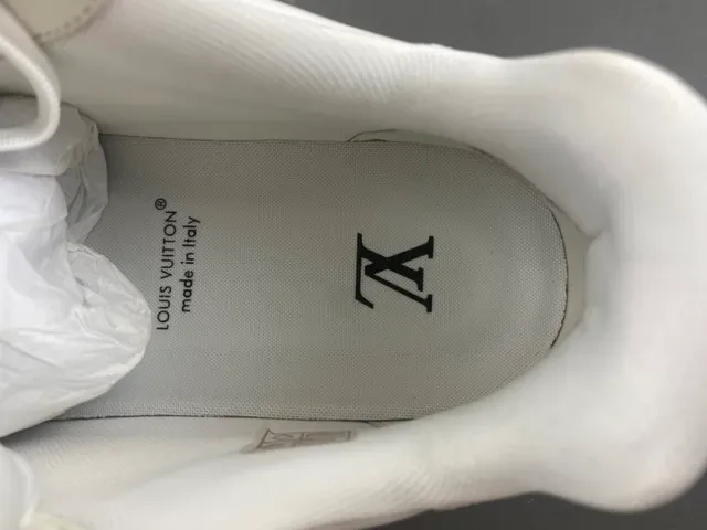 Louis Vuitton LV Trainer White Black Monogram-Print Leather Sculpted Chunky Sole Lifestyle Sneakers 7