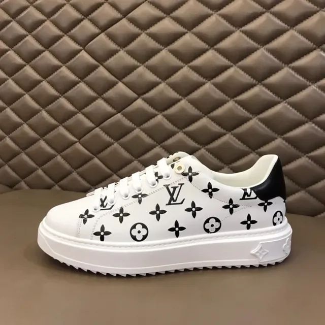 Louis Vuitton LV Trainer White Black Monogram-Printed Low-Top Lifestyle Sneakers 7