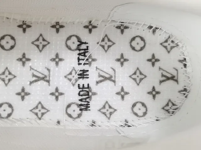 Louis Vuitton LV Trainer White Gray Monogram-Print Sculpted Midsole Lifestyle Sneakers 2