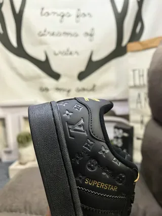 Louis Vuitton LV Trainer White Silver Monogram-Printed Leather Upper Perforated Toe Cap Lifestyle Sneakers 23