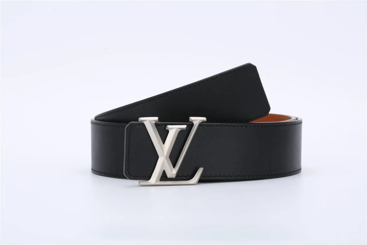 Louis Vuitton LV Twist Black and Tan Leather Belt 4