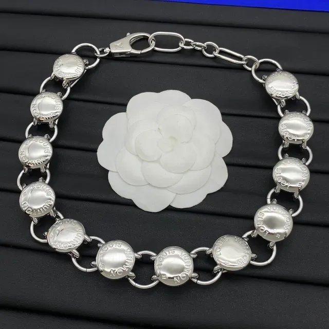 Louis Vuitton Medallion Chain Silver-Tone Bracelet 6