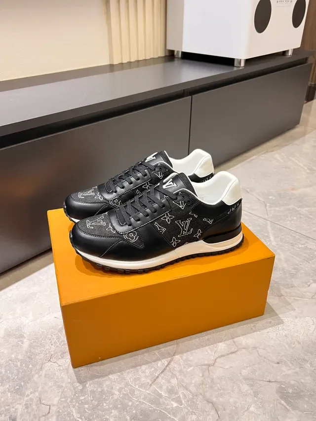 Louis Vuitton Monogram Canvas and Leather Lifestyle Sneakers 4