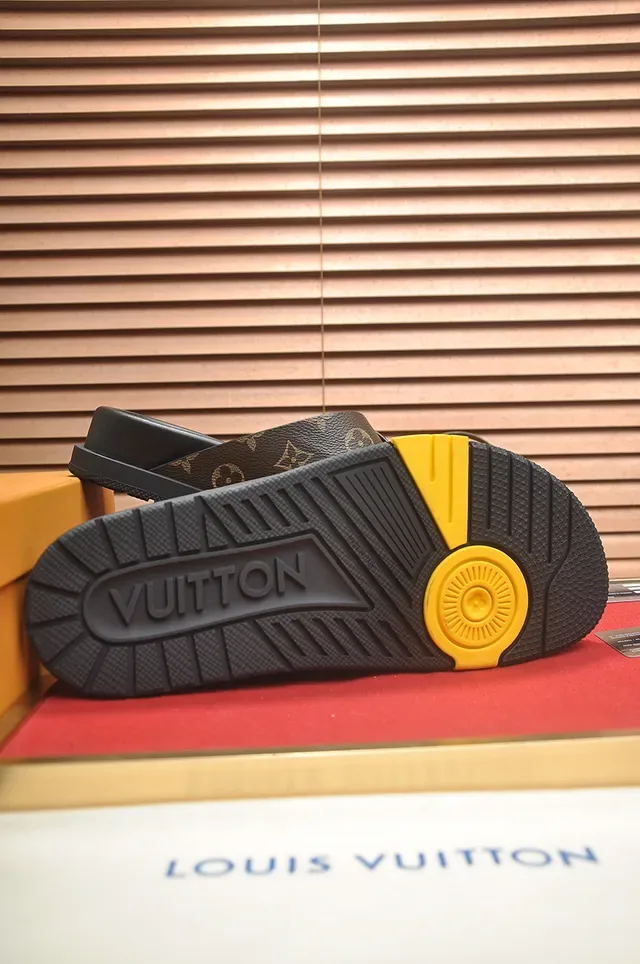 Louis Vuitton Monogram Canvas Cross-Strap Slippers 3
