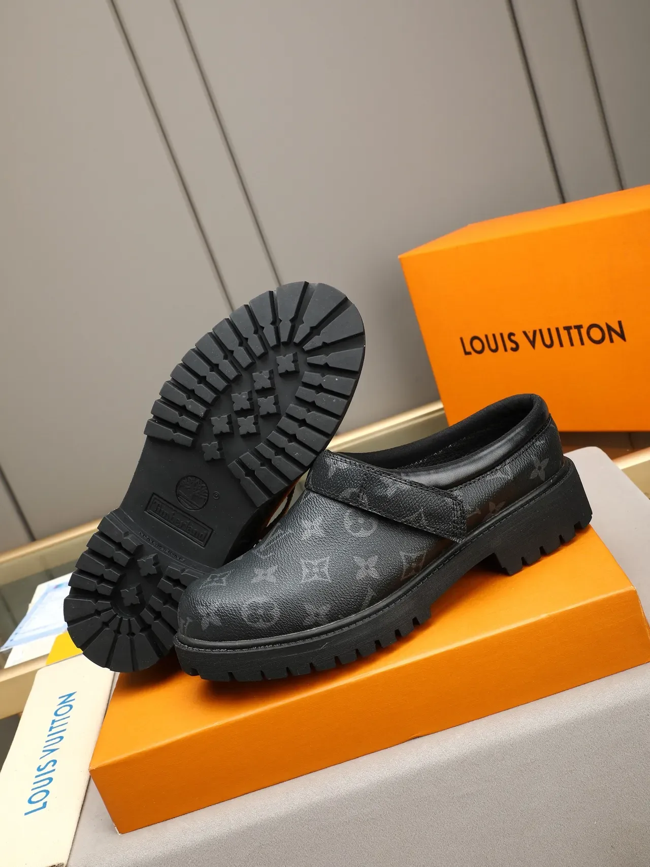 Louis Vuitton Monogram Canvas Strap Clog Casual Shoe 4