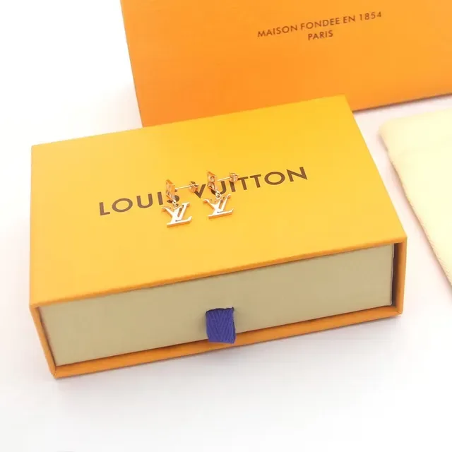 Louis Vuitton Monogram Flower Gold Silver Monogrammed Quatrefoil-Top Earrings 3