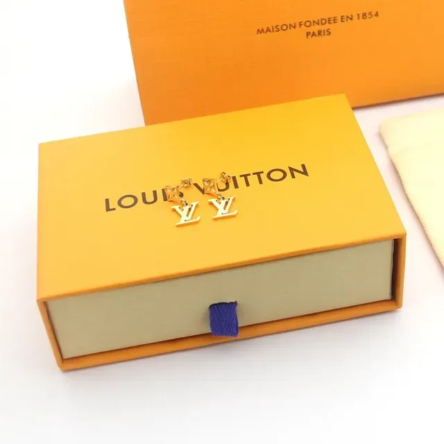 Louis Vuitton Monogram Flower Gold Silver Monogrammed Quatrefoil-Top Earrings 6