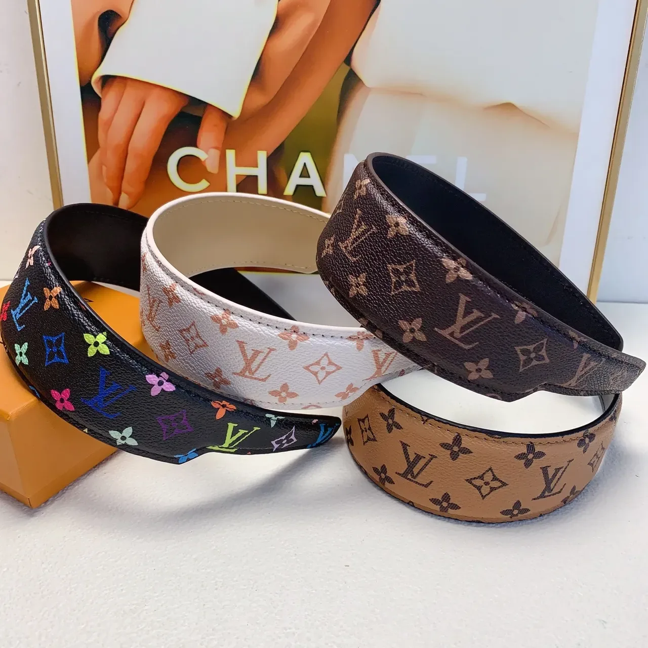 Louis Vuitton Monogram Flower Reversible Leather Belt 1