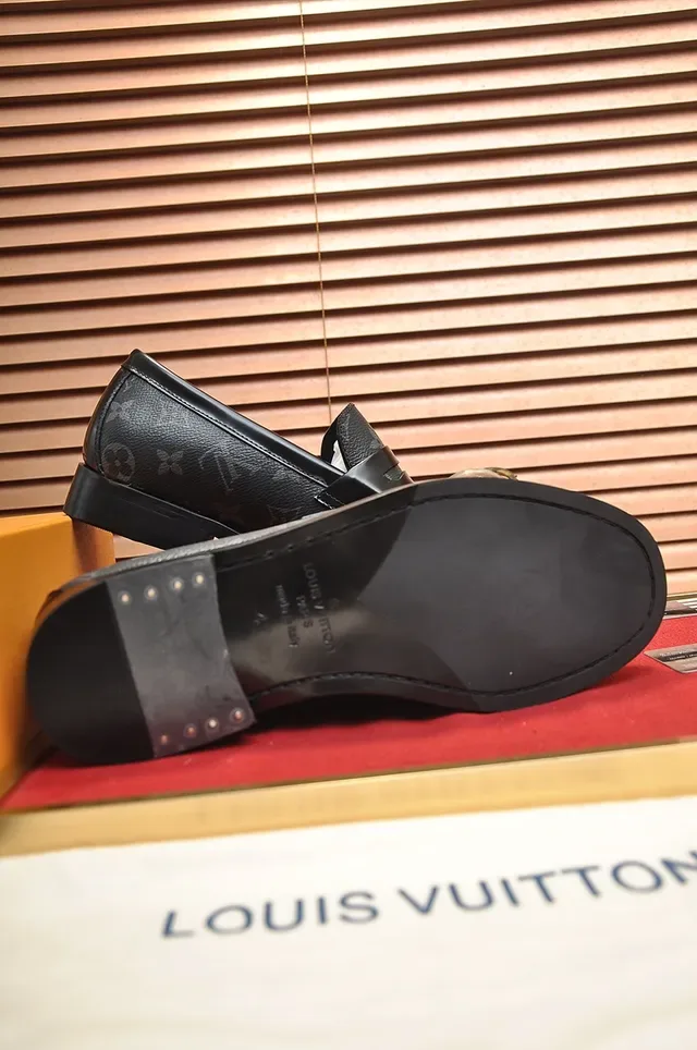 Louis Vuitton Monogram Leather Penny Loafers 3