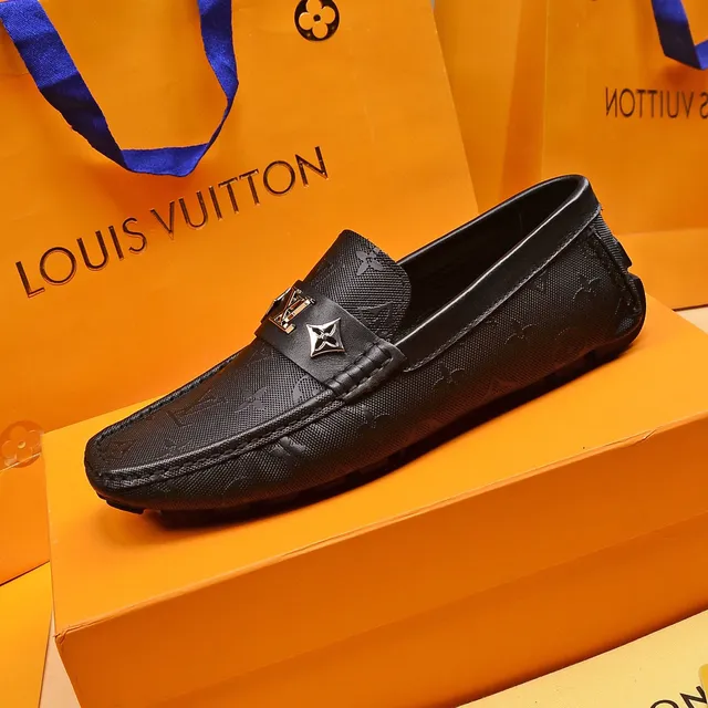 Louis Vuitton Monogram Loafer Noir Slip-On Loafers 5