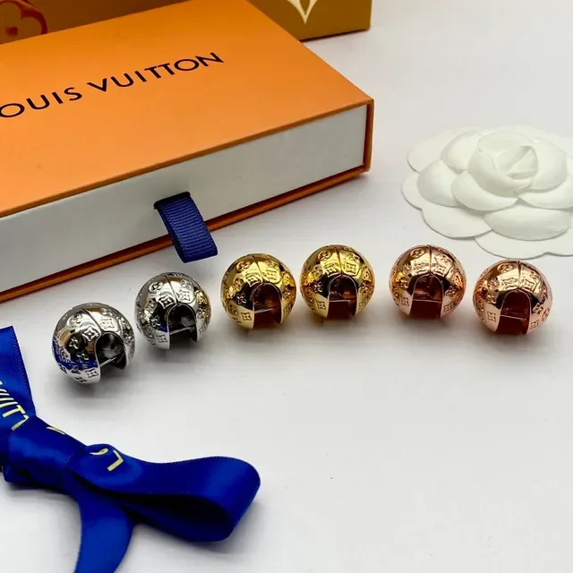 Louis Vuitton Monogram Sphere Gold Silver Spherical Bracelet 3