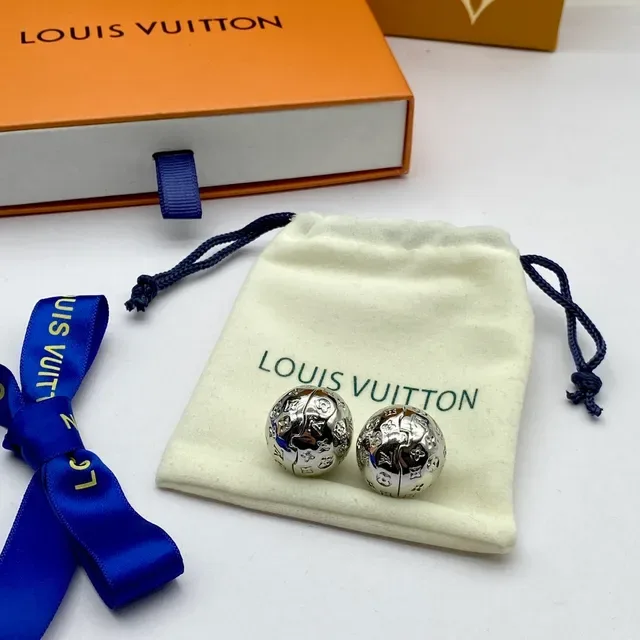 Louis Vuitton Monogram Sphere Gold Silver Spherical Bracelet 6