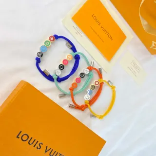 Louis Vuitton Monogram World Tour Multicolor Braided Cord Bracelets