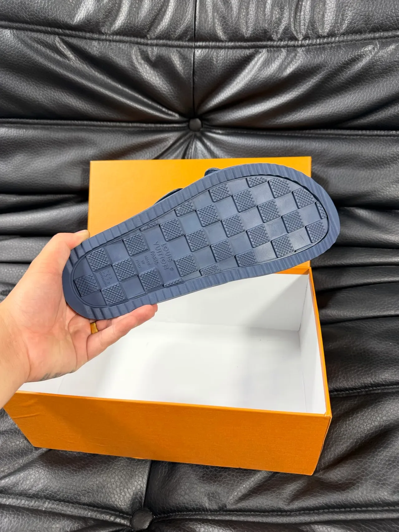 Louis Vuitton Monogrammed Rubber Slide Slipper 2