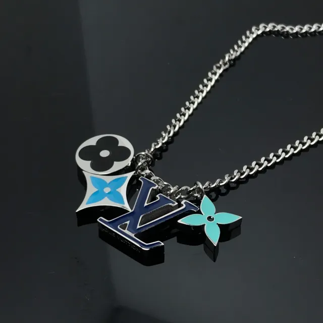 Louis Vuitton Multi-Charm Enamel Necklace 4