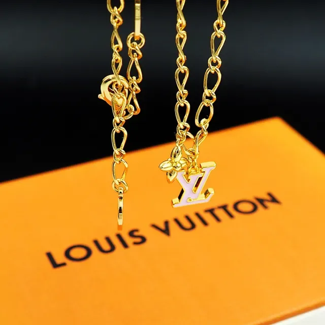 Louis Vuitton Multi-Charm Layered Gold-Tone Necklace 2