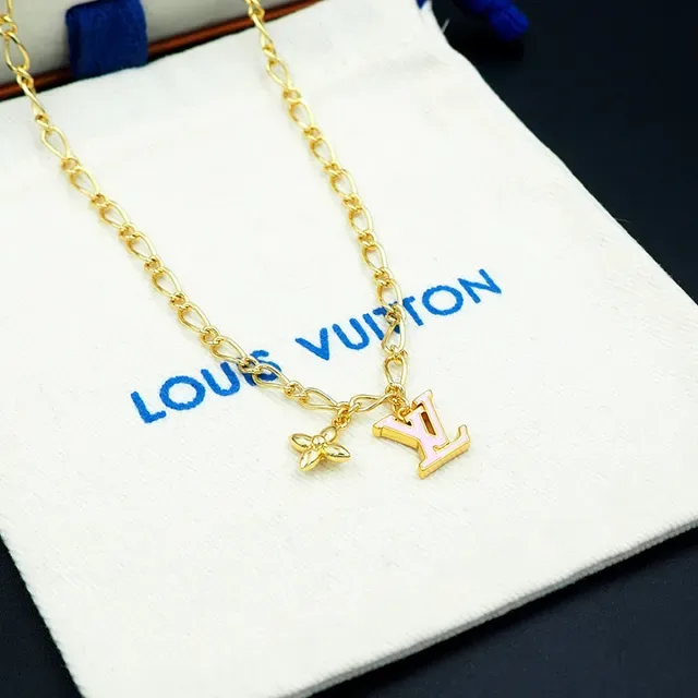Louis Vuitton Multi-Charm Layered Gold-Tone Necklace 4
