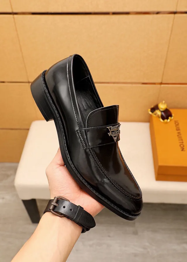 Louis Vuitton Penny Loafer Black Patent Leather Loafers 3