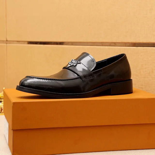 Louis Vuitton Penny Loafer Black Patent Leather Loafers 4