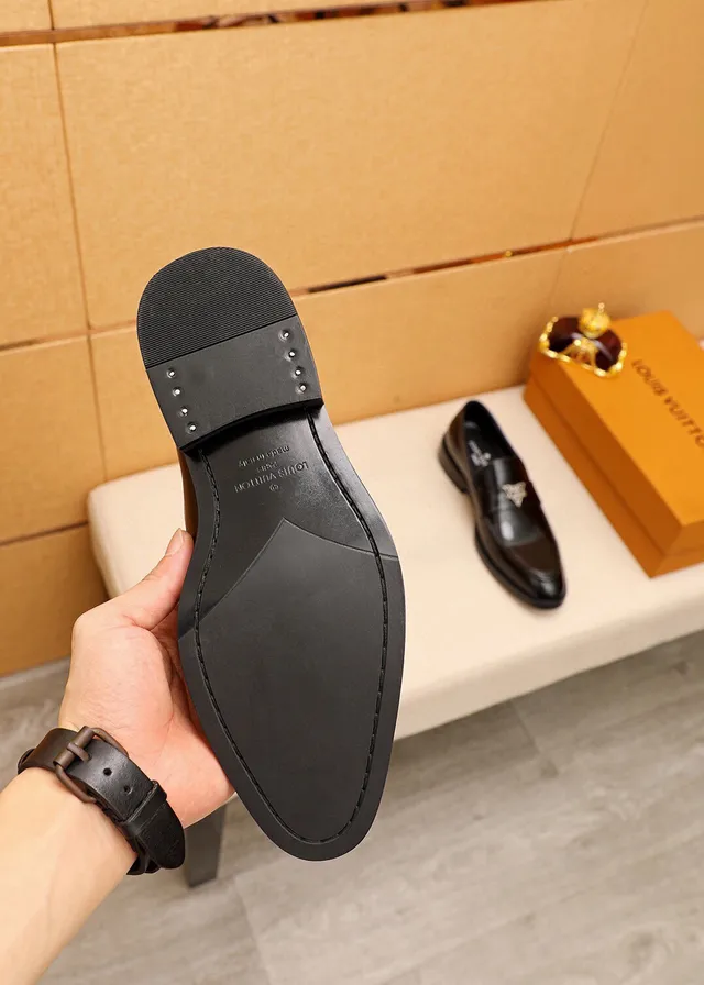 Louis Vuitton Penny Loafer Black Patent Leather Loafers 8