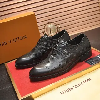 Louis Vuitton Perforated Cap Toe Oxford Shoes