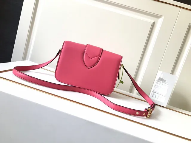 Louis Vuitton Pink Structured Flap Crossbody Bag 2