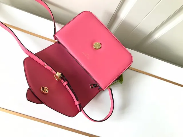 Louis Vuitton Pink Structured Flap Crossbody Bag 3