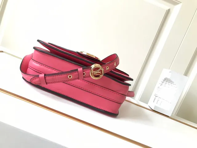 Louis Vuitton Pink Structured Flap Crossbody Bag 5