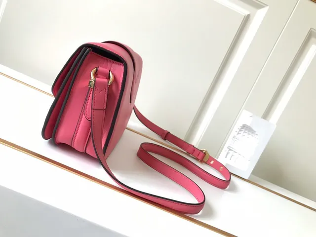Louis Vuitton Pink Structured Flap Crossbody Bag 6