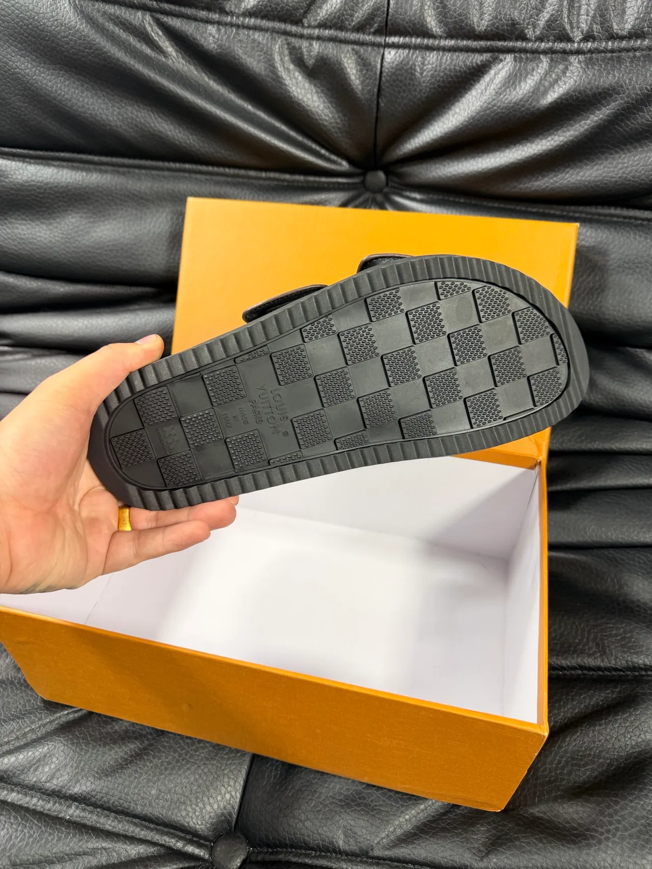 Louis Vuitton Run Away Monogram Canvas Cross-Strap Platform Slippers 2