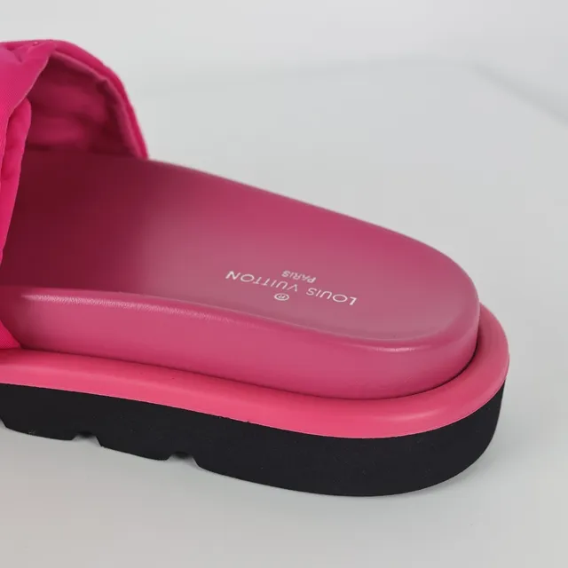 Louis Vuitton Run Away Pink Monogram Slippers 4