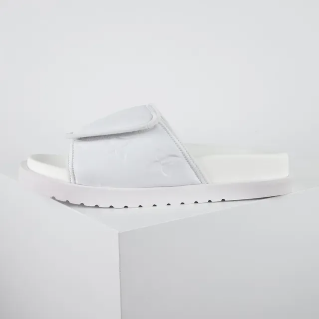 Louis Vuitton Run Away Slide सफेद Monogram चमड़ा स्लिपर्स 9
