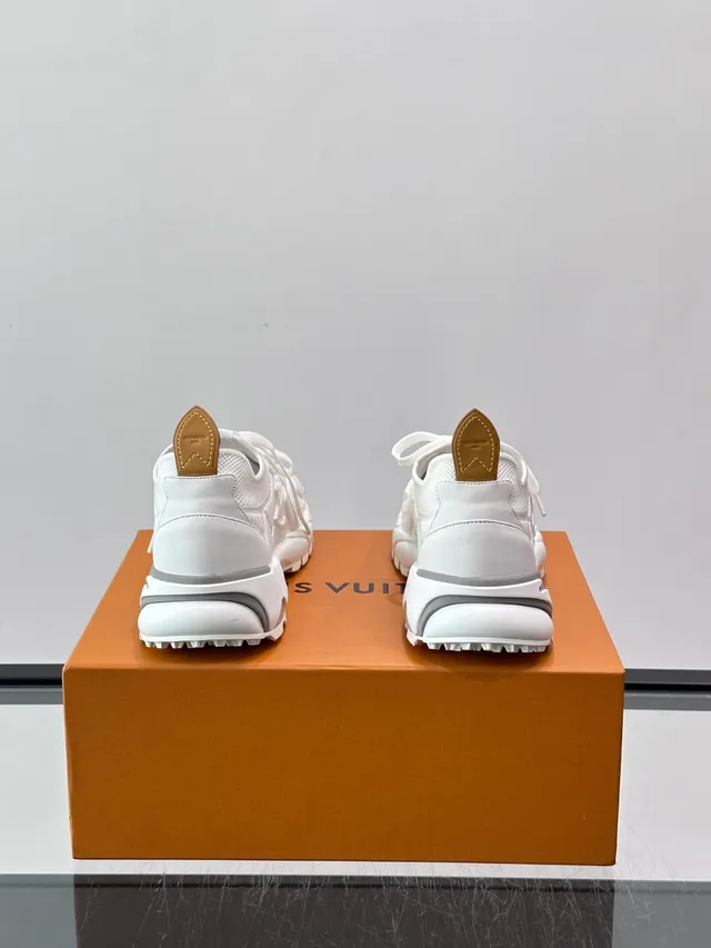 Louis Vuitton Run Away White Knit Chunky Sneakers 3