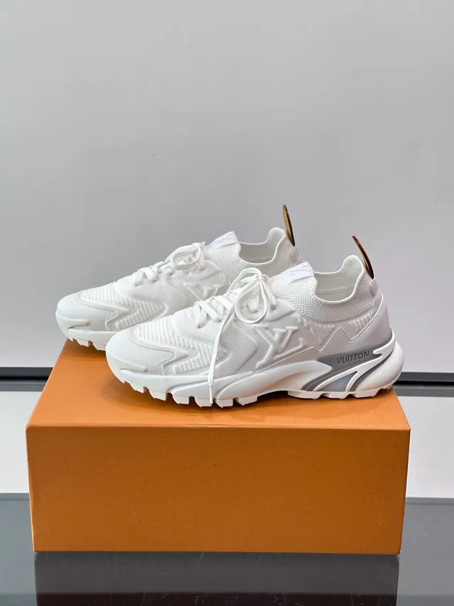 Louis Vuitton Run Away White Knit Chunky Sneakers 5