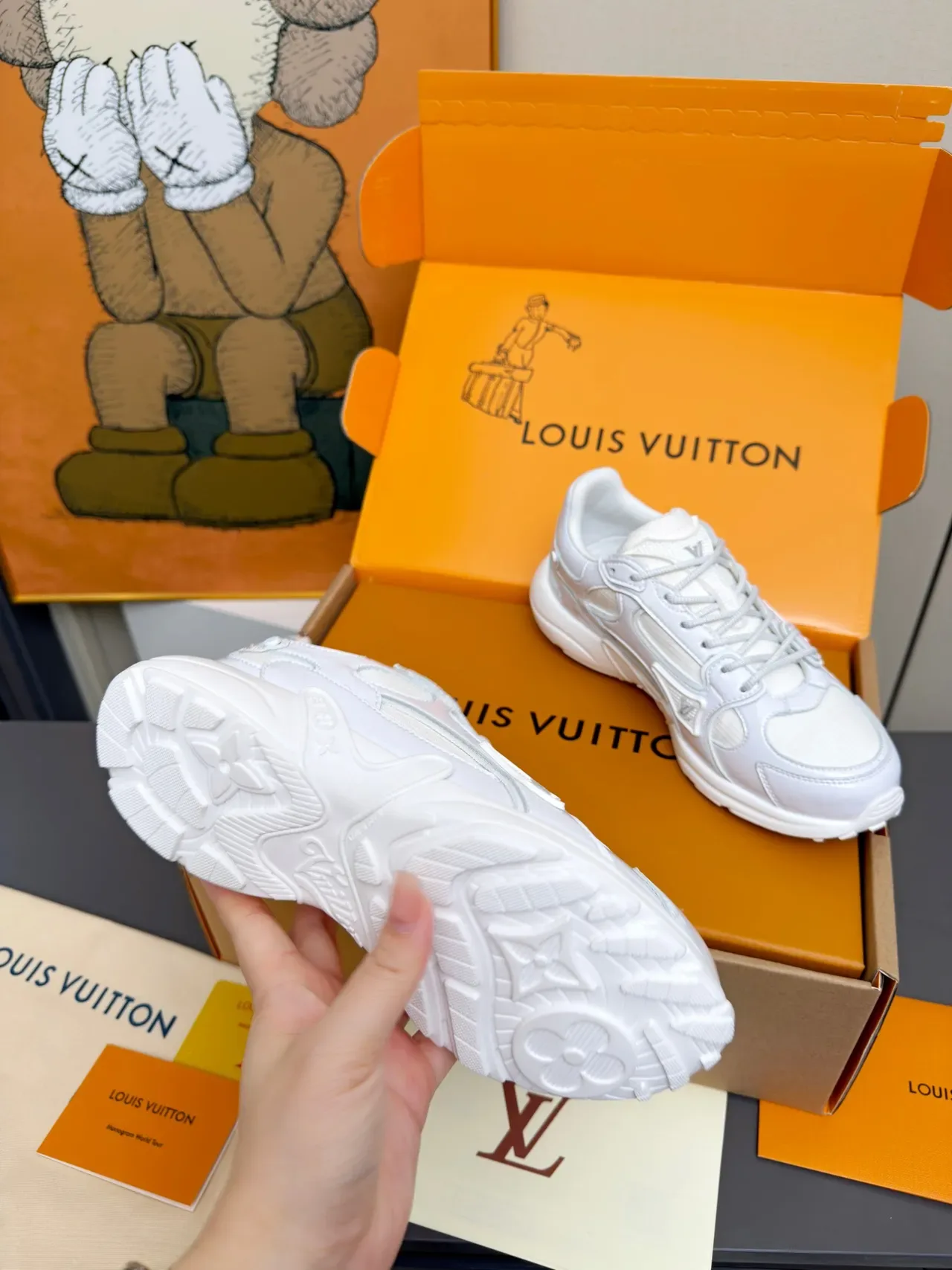 Louis Vuitton Run Away White Lifestyle Sneakers 4